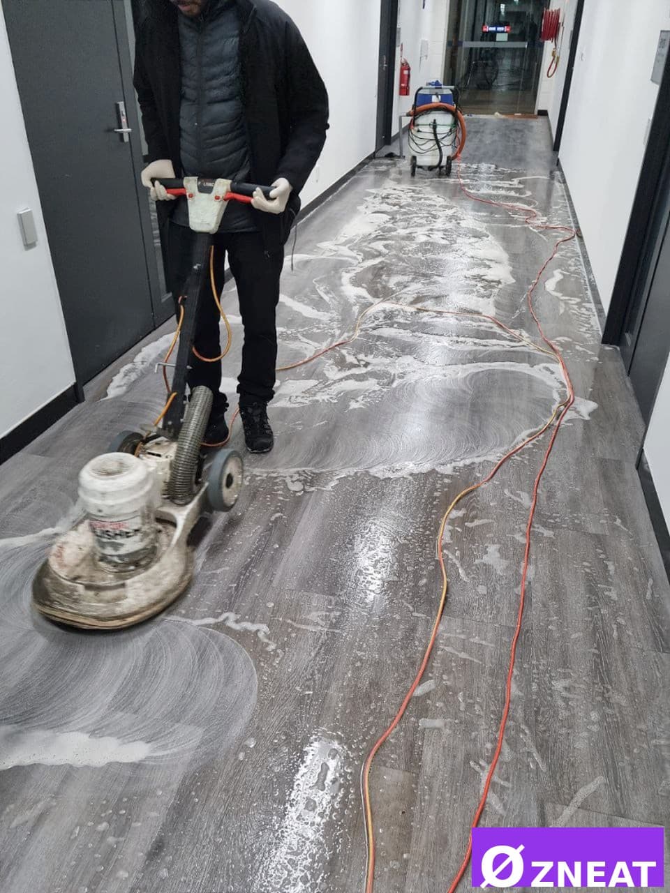 Commercial Hall Deep Clean - Before 1