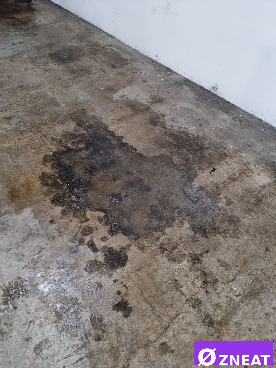 Commercial Parking Deep Clean - Before 1