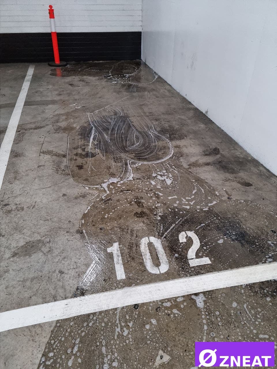 Commercial Parking Deep Clean - Before 2